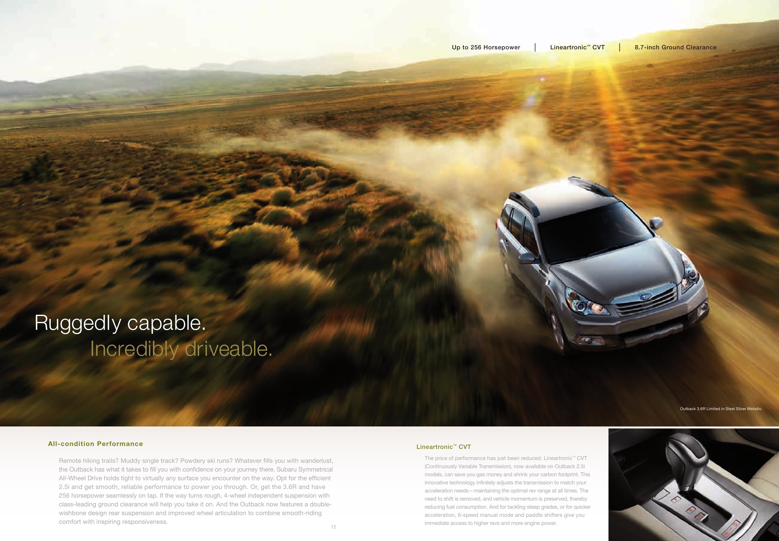 2010 Subaru Outback Brochure Page 17